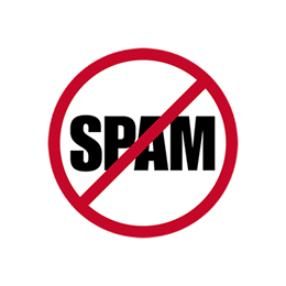 No e-mail spam