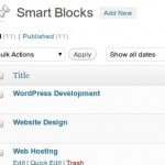 Smart Blocks list