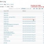 Screen Redirection logs