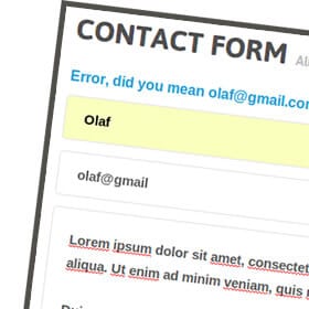 Ajax contact form
