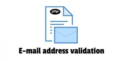 Email address format validation