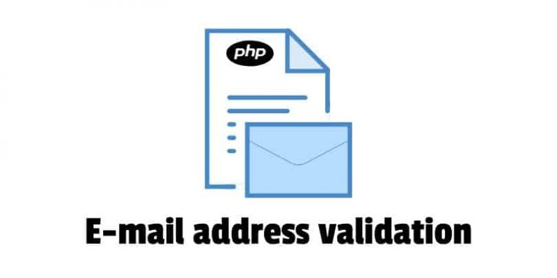 Email address format validation